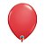 Balão de Festa Látex Liso Sólido - Red (Vermelho) - Qualatex - Rizzo - Imagem 1