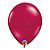 Balão de Festa Látex Liso Sólido - Sparkling Burgundy (Vinho Cristal) - Qualatex - Rizzo - Imagem 1