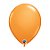 Balão de Festa Látex Liso Sólido - Orange (Laranja) - Qualatex - Rizzo - Imagem 1