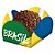 Porta Forminhas Brasil Copa 2022 - 40 unidades - Festcolor - Rizzo Embalagens - Imagem 1