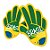 Mão de Torcida do Brasil Copa 2022 - 6 unidades - Festcolor - Rizzo  Embalagens - Imagem 1