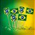 Topper para Doces - Bandeirinhas Brasil Copa do Mundo - 8 unidades - Festcolor - Imagem 1