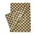 Toalha Plástica Cobre Manchas Perolizada - 78 x 78 cm - Xadrez Dourado - 10 unidades - CampFestas - Rizzo - Imagem 3