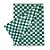 Toalha Plástica Cobre Manchas Perolizada - 78 x 78 cm - Xadrez Verde Bandeira - 10 unidades - CampFestas - Rizzo Embalagens - Imagem 3