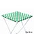 Toalha Plástica Cobre Manchas Perolizada - 78 x 78 cm - Xadrez Verde Bandeira - 10 unidades - CampFestas - Rizzo Embalagens - Imagem 1