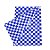 Toalha Plástica Cobre Manchas Perolizada - 78 x 78 cm - Xadrez Azul Escuro - 10 unidades - CampFestas - Rizzo Embalagens - Imagem 3