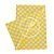 Toalha Plástica Cobre Manchas Perolizada - 78 x 78 cm - Xadrez Amarelo - 10 unidades - CampFestas - Rizzo Embalagens - Imagem 3