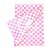 Toalha Plástica Cobre Manchas Perolizada - 78 x 78 cm - Xadrez Rosa - 10 unidades - CampFestas - Rizzo - Imagem 3