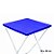 Toalha Plástica Cobre Manchas Perolizada - 78 x 78 cm - Azul Escuro - 10 unidades - CampFestas - Rizzo Embalagens - Imagem 1