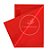 Toalha Plástica Cobre Manchas Perolizada - 78 x 78 cm - Vermelha - 10 unidades - CampFestas - Rizzo - Imagem 3