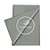 Toalha Plástica Cobre Manchas Perolizada - 78 x 78 cm - Prata - 10 unidades - CampFestas - Rizzo - Imagem 3