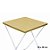 Toalha Plástica Cobre Manchas Perolizada - 78 x 78 cm - Dourada - 10 unidades - CampFestas - Rizzo - Imagem 1