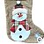 Meia de Natal para Pendurar em Juta - "Boneco de Neve" - Cromus Natal - 1 unidade - Rizzo - Imagem 3