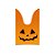 Saco Para Lembrancinha Abóbora Halloween - Scary Night  - 50 unidades - Cromus - Rizzo - Imagem 1