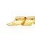 Fita Natalina Bolinhas Cor Marfim/Ouro - Cromus Natal - 1 unidade - Rizzo Embalagens - Imagem 1