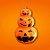Enfeite de Halloween Jack O´Lantern - Trio de Abóboras c/ LED - 1 unidade - Cromus - Rizzo - Imagem 2
