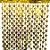Cortina de Estrelinhas em Papel Laminado - 100 x 200 cm - Dourado - 1 unidade - Art Lille - Rizzo - Imagem 1