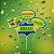 Plaquinhas Divertidas Sortidas para Foto - Festa Brasil - 8 unidades - Cromus - Rizzo - Imagem 1