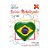 Balão Coração Metalizado Micro Foil 18'' - Festa Brasil Bandeira - Ref. 8744 - 1 unidade - Rizzo - Imagem 1
