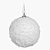 Bola de Árvore de Natal Nevada Branca - 10 cm - “Nevada Branca” - Cromus Natal - 4 unidades - Rizzo Embalagens - Imagem 1