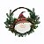 Guirlanda com Papai Noel - Cromus Natal - 1 unidade - Rizzo - Imagem 1
