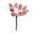 Pick Pinhas Decorativas - Glitter Rosa - 1 unidade - Cromus - Rizzo Embalagens - Imagem 1