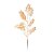 Galho Pick e Folhas com Glitter Dourado - 1 unidade - Cromus - Rizzo Embalagens - Imagem 1