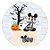 Base Sousplat para Pratos - Halloween - Mickey "BOO" - 1 unidade - Cromus - Rizzo Embalagens - Imagem 1