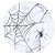 Soulsplat com Teia e Aranha - "Soulsplat Branco Aranha"  - 1 unidade - Cromus - Rizzo Embalagens - Imagem 1