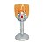 Taça Halloween - Laranja com Cinza - Caveira com Aranha - 250ml - 1 unidade - Rizzo - Imagem 2