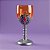 Taça Halloween - Laranja com Cinza - Caveira com Aranha - 250ml - 1 unidade - Rizzo - Imagem 1