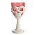 Taça Halloween - Branca com Vermelho - Caveira - 250ml - 1 unidade - Silver Festas - Rizzo - Imagem 1