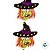 Enfeite para Pendurar - Bruxa - Halloween - 5 unidades - Rizzo - Imagem 3