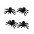 Aranha Aveludada - Halloween - 4 unidades - Rizzo - Imagem 1