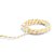 Cordão Decorativo com Listras - Amarelo/Branco - 3 cm x 500 cm - 1 unidade - Cromus - Rizzo Embalagens - Imagem 1