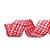 Fita Aramada - "Xadrez Vermelha e Branca" - Cromus Natal - 1 unidade - Rizzo Embalagens - Imagem 1