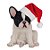 Cachorro Bulldog - Decoração de Natal - sem Movimento - Branco/Preto - 1 unidade - Cromus - Rizzo Embalagens - Imagem 1
