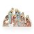 Kit Sagrada Família Presépio C/ 5 Peças - Cromus Natal - 1 unidade - Rizzo - Imagem 1