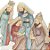 Kit Sagrada Família Presépio C/ 5 Peças - Cromus Natal - 1 unidade - Rizzo - Imagem 2