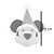 Pelúcia Cabeça Minnie c/ Gorro de Natal - 20 cm - Natal Disney - 1 unidade - Cromus - Rizzo - Imagem 2