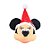 Pelúcia Cabeça Minnie c/ Gorro de Natal - 20 cm - Natal Disney - 1 unidade - Cromus - Rizzo - Imagem 1