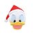 Pelúcia Cabeça Pato Donald c/ Gorro de Natal - 20 cm - Natal Disney - 1 unidade - Cromus - Rizzo - Imagem 1