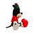Pelúcia Minnie c/ Vestido e Casaco Xadrez Verde/Vermelho - 40 cm - Natal Disney - 1 unidade - Cromus - Rizzo - Imagem 2