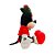 Pelúcia Minnie c/ Vestido e Casaco Xadrez Verde/Vermelho - 30 cm - Natal Disney - 1 unidade - Cromus - Rizzo - Imagem 2