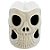 Lanterna de Caveira Halloween Branca - "Vela de Caveira Branca" - 1 unidade - Rizzo - Imagem 1