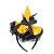 Tiarinha Chapéu de Bruxa Fofo - "Amarelo com Lacinho Preto" - 1 unidade - Rizzo - Imagem 1