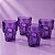 Copo de Shot Halloween - Caveira Roxo - 55ml - 4 unidades - Rizzo - Imagem 1