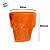 Copo de Shot Halloween - Caveira Laranja - 55ml - 4 unidades - Rizzo - Imagem 4