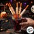 Canudo Decorativo Caveira de Halloween Laranja - 5 unidades - Rizzo - Imagem 5