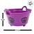 Cesta Plástica - Mini Bowl Roxo - Happy Halloween - 11,5 x 6,5 x 11,5 cm - 1 unidade - Cromus - Rizzo - Imagem 3